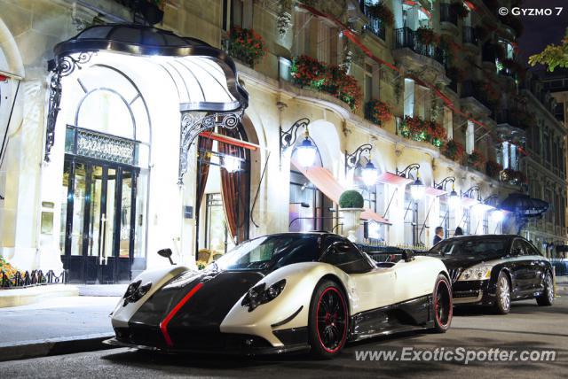 Pagani Zonda spotted in Paris, France