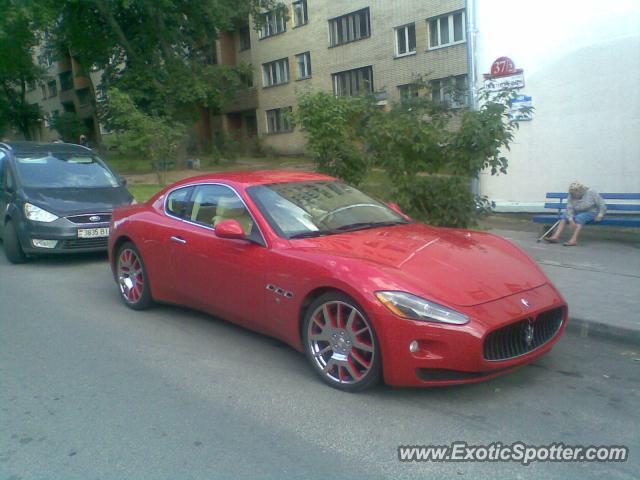 Maserati GranTurismo spotted in Minsk, Belarus