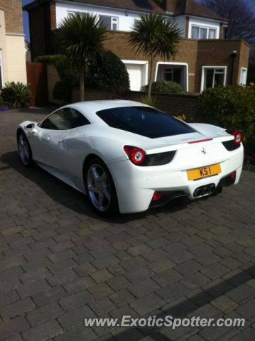 Ferrari 458 Italia spotted in London, United Kingdom