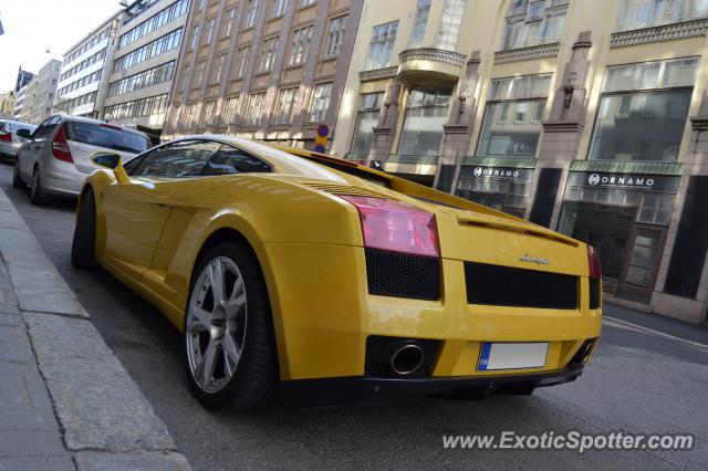 Lamborghini Gallardo spotted in Helsinki, Finland