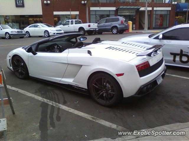 Lamborghini Gallardo spotted in La Jolla, California