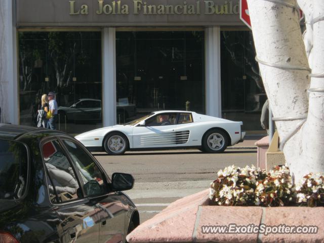 Ferrari Testarossa spotted in La Jolla, California