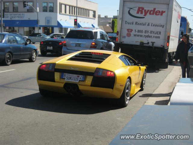 Lamborghini Murcielago spotted in Hollywood, California