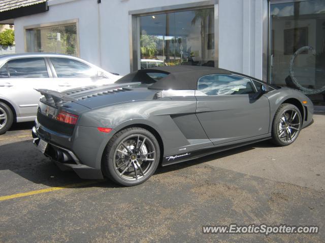 Lamborghini Gallardo spotted in La Jolla, California