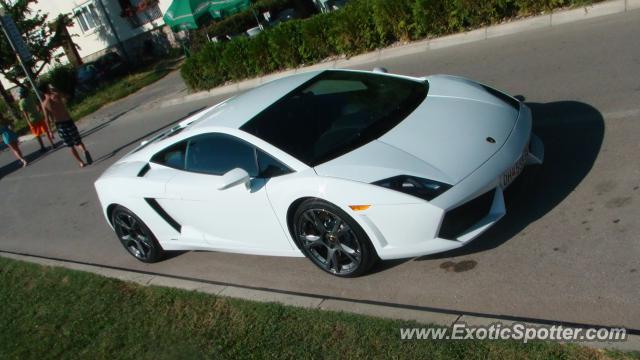 Lamborghini Gallardo spotted in Ohrid, Macedonia