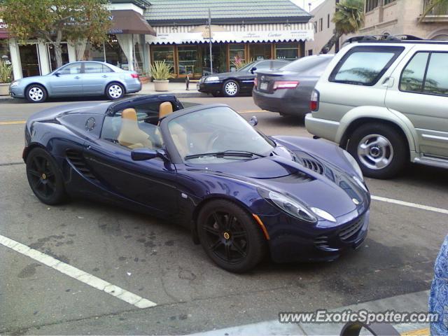 Lotus Elise spotted in La Jolla, California