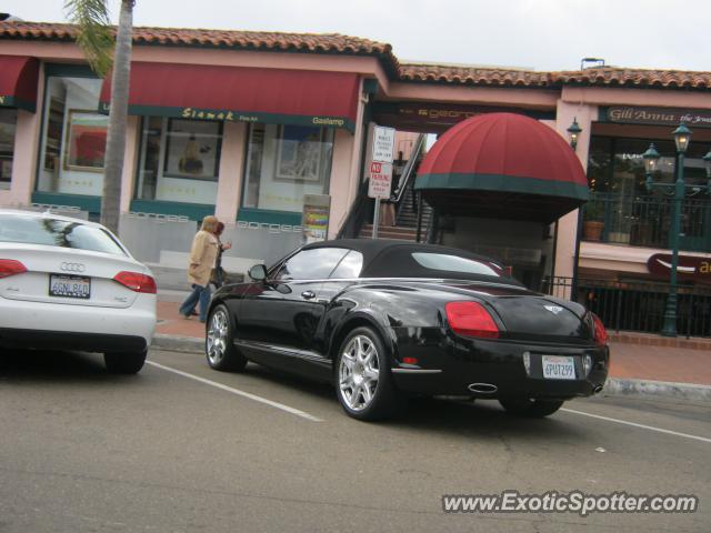 Bentley Continental spotted in La Jolla, California