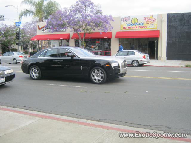 Rolls Royce Ghost spotted in La Jolla, California