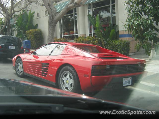 Ferrari Testarossa spotted in La Jolla, California