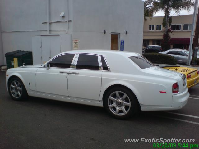 Rolls Royce Phantom spotted in La Jolla, California