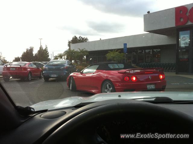 Ferrari 360 Modena spotted in San Diego, California