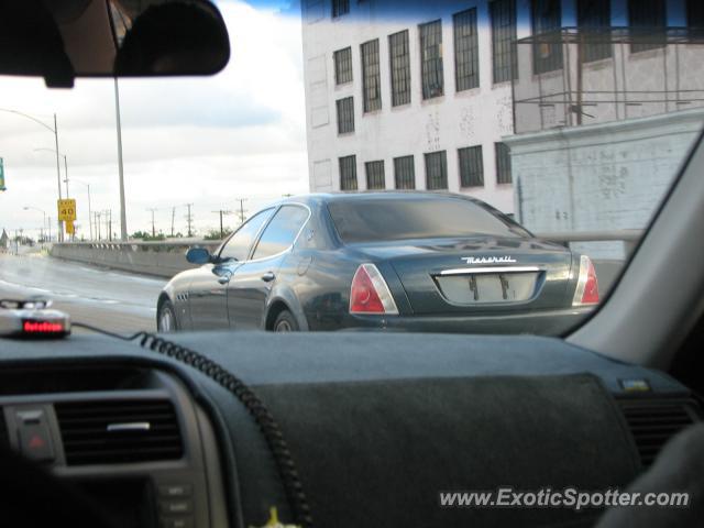 Maserati Quattroporte spotted in Los Angeles, California