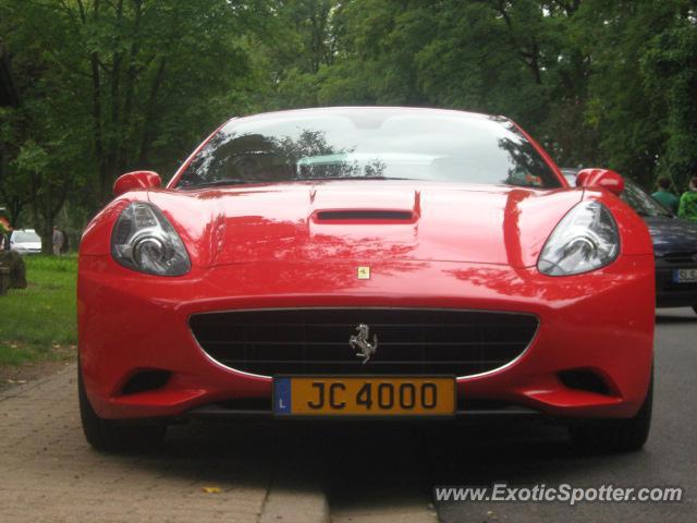 Ferrari California spotted in Saarlouis, Berus, Germany