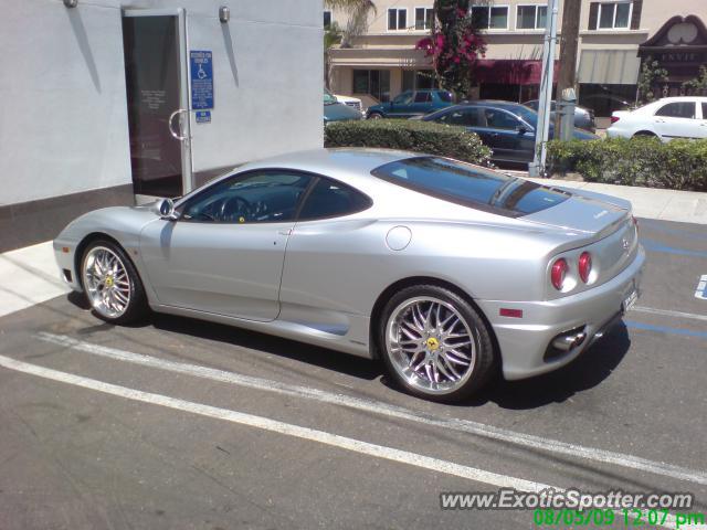 Ferrari 360 Modena spotted in La Jolla, California