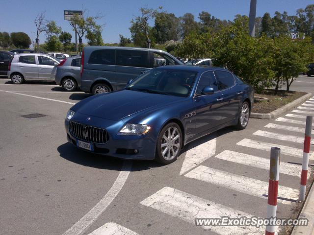 Maserati Quattroporte spotted in Cagliari, Italy