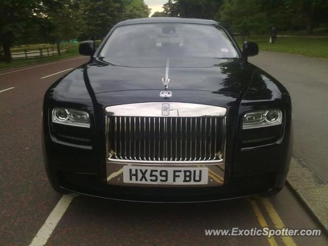 Rolls Royce Ghost spotted in London, United Kingdom