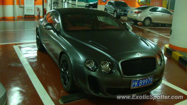 Bentley Continental spotted in SHANGHAI, China