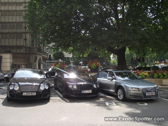 Bentley Continental spotted in London, United Kingdom