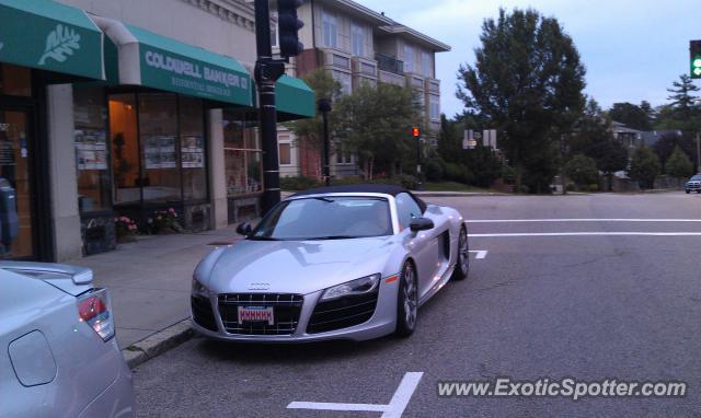 Audi R8 spotted in Chestnut Hill, Massachusetts