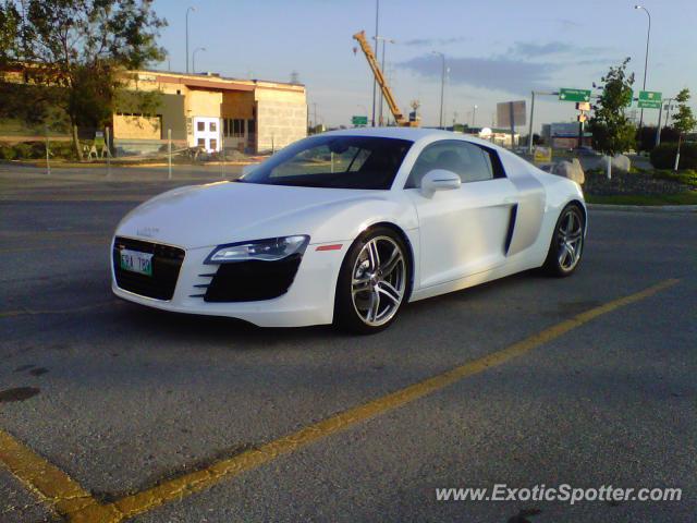 Audi R8 spotted in Winnipeg, Manitoba, Canada