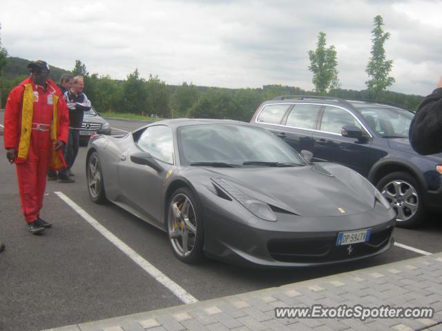 Ferrari 458 Italia spotted in Nurburgring, Germany