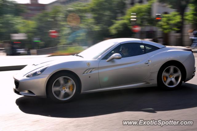 Ferrari California spotted in Madrid, Spain