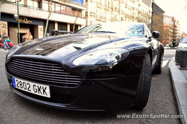 Aston Martin Vantage spotted in Madrid, Spain