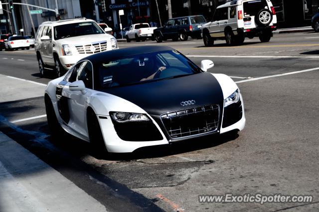 Audi R8 spotted in Beverly Hills, California