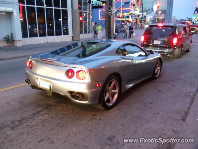 Ferrari 360 Modena spotted in Niagara Falls, Ontario, Canada