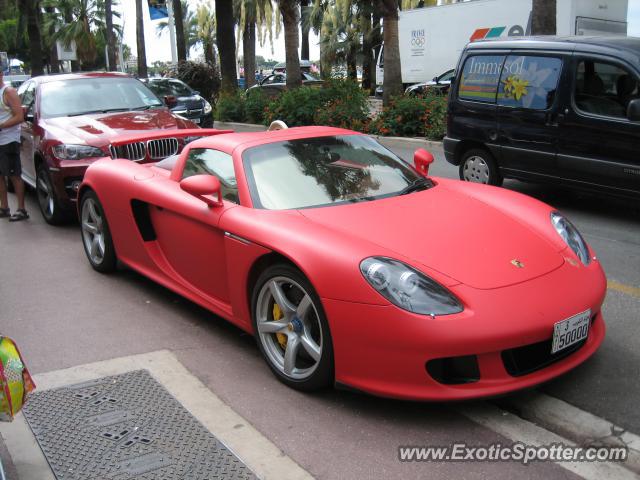 Porsche Carrera GT spotted in Cannes, France