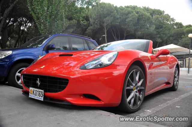 Ferrari California spotted in Madrid, Spain