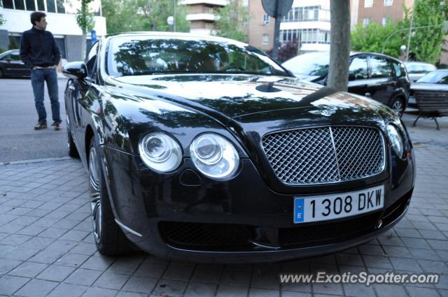 Bentley Continental spotted in Madrid, Spain