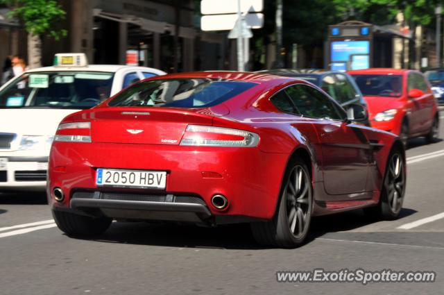 Aston Martin Vantage spotted in Madrid, Spain