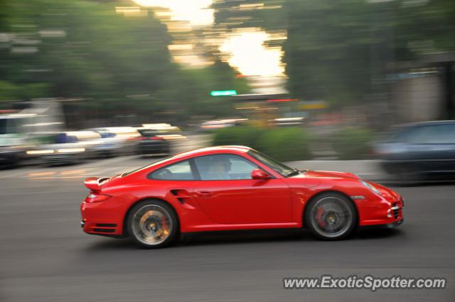 Porsche 911 Turbo spotted in Madrid, Spain