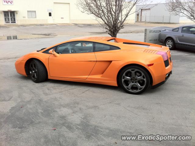 Lamborghini Gallardo spotted in Fort Worth, Texas