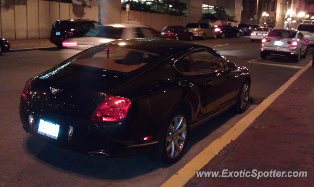 Bentley Continental spotted in Boston, Massachusetts