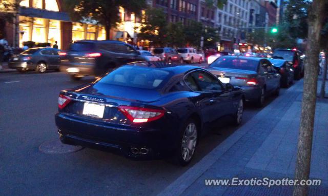 Maserati GranTurismo spotted in Boston, Massachusetts