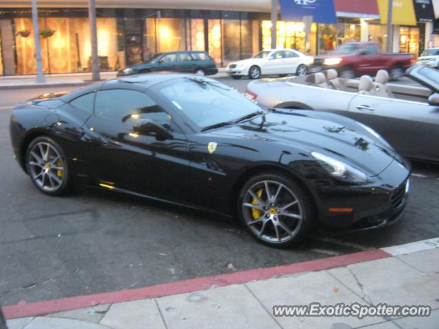 Ferrari California spotted in La Jolla, California