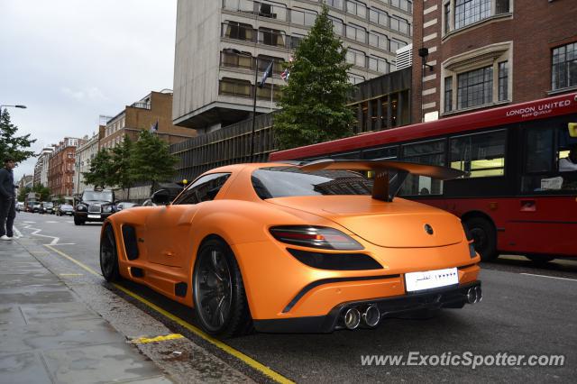 Mercedes SLS AMG spotted in London, United Kingdom