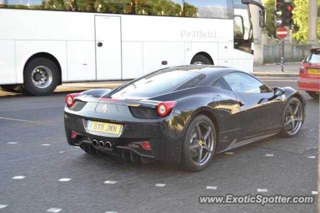 Ferrari 458 Italia spotted in London, United Kingdom