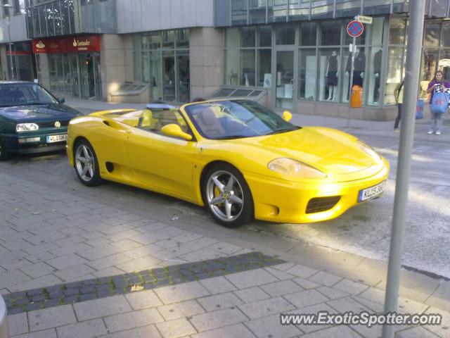 Ferrari 360 Modena spotted in Kaiserslaughtern, Germany