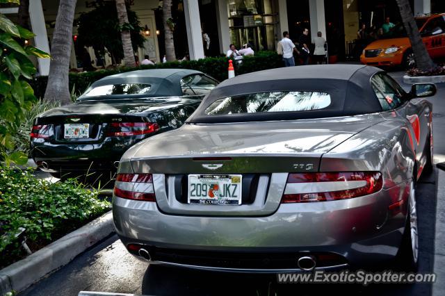 Aston Martin DB9 spotted in Miami, Florida