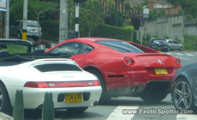 Ferrari 599GTB spotted in Medellín, Colombia