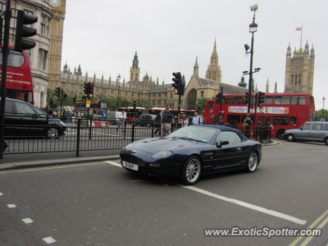 Aston Martin DB7 spotted in London, United Kingdom