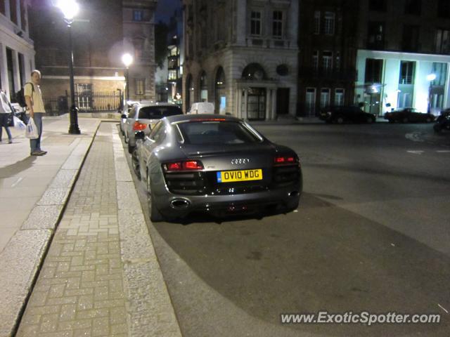 Audi R8 spotted in London, United Kingdom