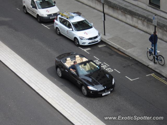 Maserati GranCabrio spotted in London, United Kingdom