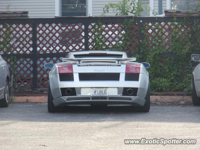 Lamborghini Gallardo spotted in Newport, Rhode Island