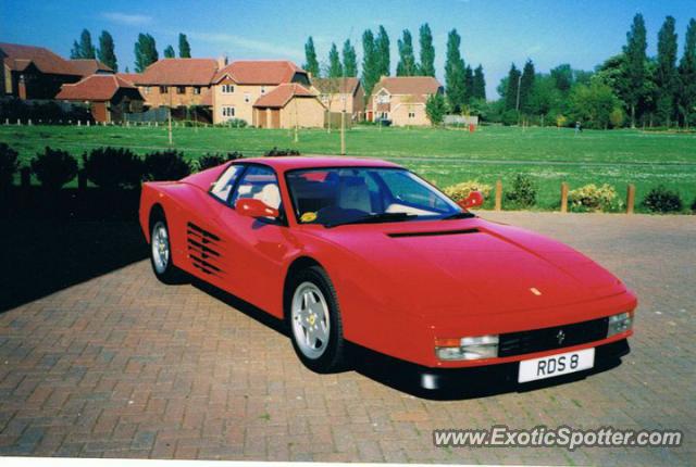 Ferrari Testarossa spotted in Southend, United Kingdom