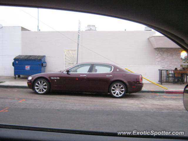 Maserati Quattroporte spotted in La Jolla, California