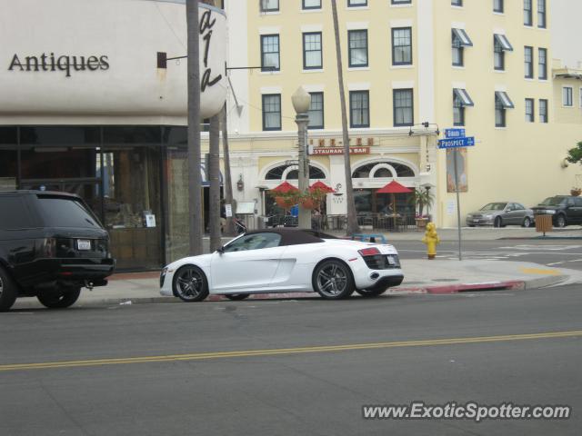 Audi R8 spotted in La Jolla, California